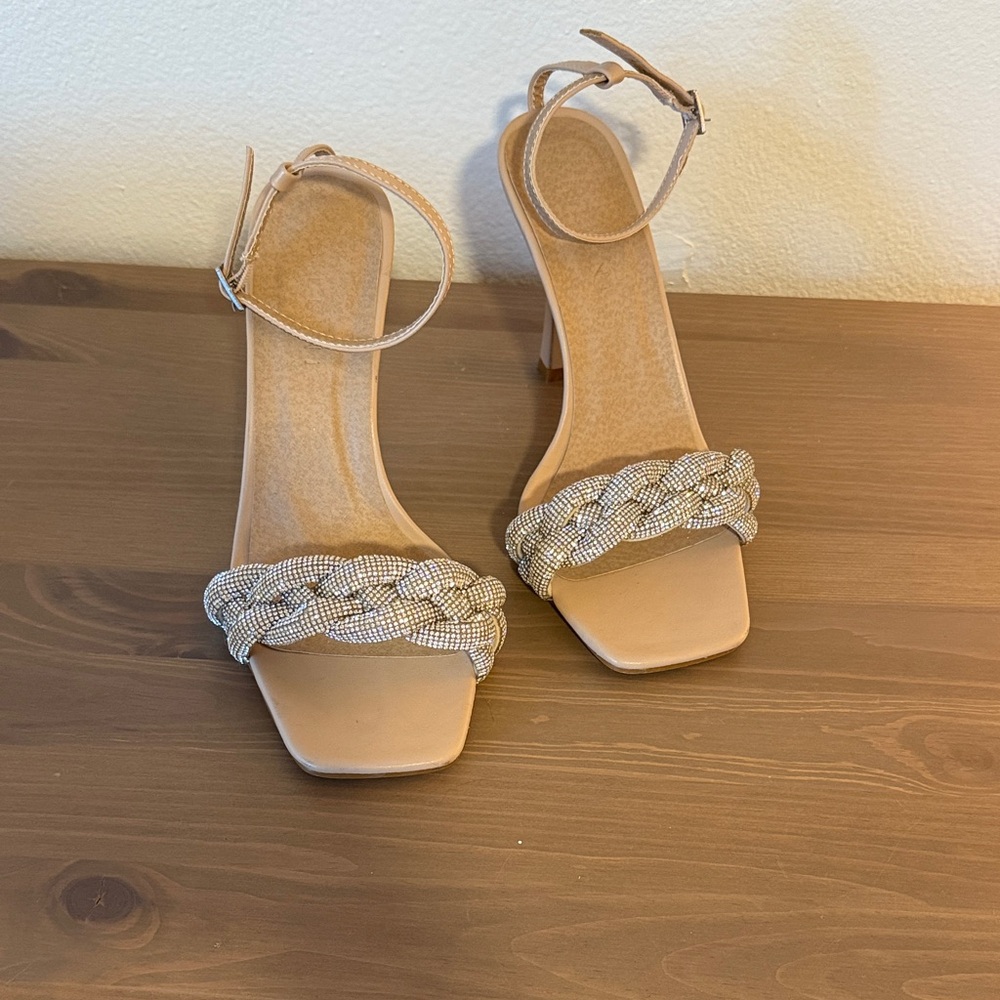 Braided Strap Heels
